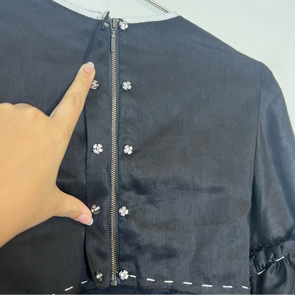 Aje Gracious cutout black ivory maxi dress size AUS 4 (US 0) NEW! New with tags! - Picture 13 of 16